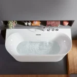 Ванна акриловая Villeroy&Boch Loop&Friends Oval, пристенная, 180х80, White Alpin (UBA180LOF9CS00V-01) - Фото 3
