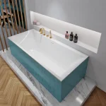 Ванна квариловая Villeroy&Boch Subway 3.0 180x80 см Stone White (UBQ180SBW2TDV-RW) - Фото 3