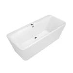 Ванна квариловая Villeroy & Boch Squaro Edge 12 Duo 180х80, белый (UBQ180SQE7PDV-01) - Фото 2