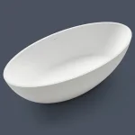 Ванна из искусственного камня Treesse Carezza, 180х85, отдельностоящая (V308BL) - Фото 2