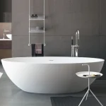 Ванна из искусственного камня Treesse Carezza, 180х85, отдельностоящая (V308BL) - Фото 1