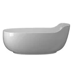 Ванна из искусственного камня Globo Olivia 176х90 см, Bianco (VAOLBI) - Фото 2