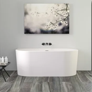 Ванна акриловая Knief FRESH WALL XS 155x80, пристенная,… - Фото №1