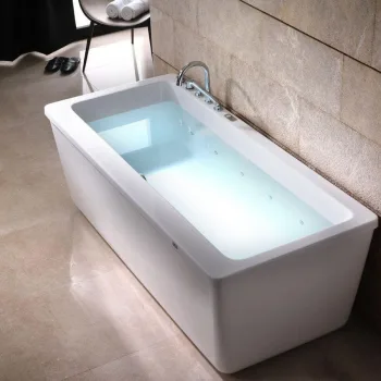 Ванна акриловая Noken Soleil Quadra 180х80 60H, белый… - Фото №1