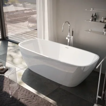 Ванна зі штучного каменю Tresse Brio 170x72x56h глянсова,… - Фото №1