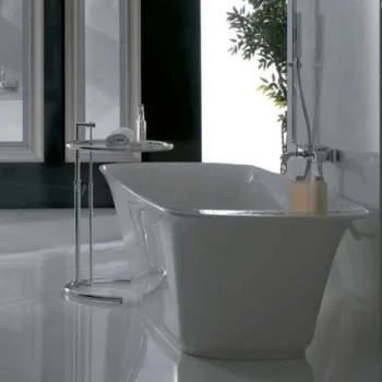Ванна акриловая Globo Relais 189х80 см, Bianco (VA189BI) - Фото №1