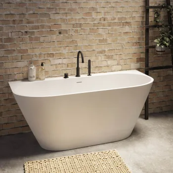 Ванна из искусственного камня PAA Deco Wall пристенная,… - Фото №1