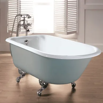 Ванна чугунная Gaia Roll Top 154 отдельностоящая 154x78x61,… - Фото №1