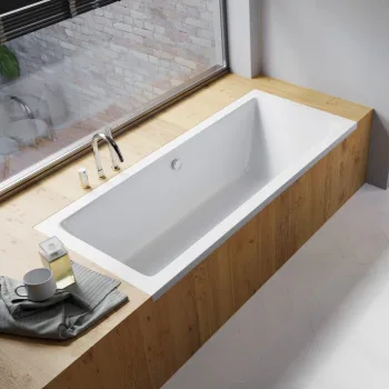 Ванна акрилова Radaway TEA 160x75 з ніжками + сифон… - Фото №1