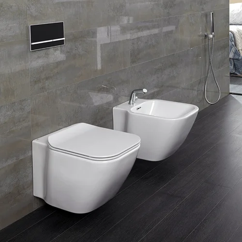 Клавиша смыва Noken Crystal Smart-line двойная, черная (100104500) - Фото 2