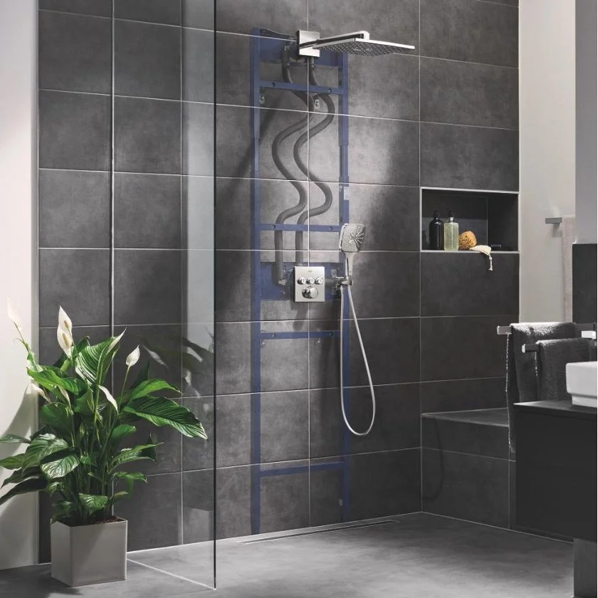 Інсталяція для установки душової системи Grohe Rapido Shower Frame Duo (1039949990) - Фото 2