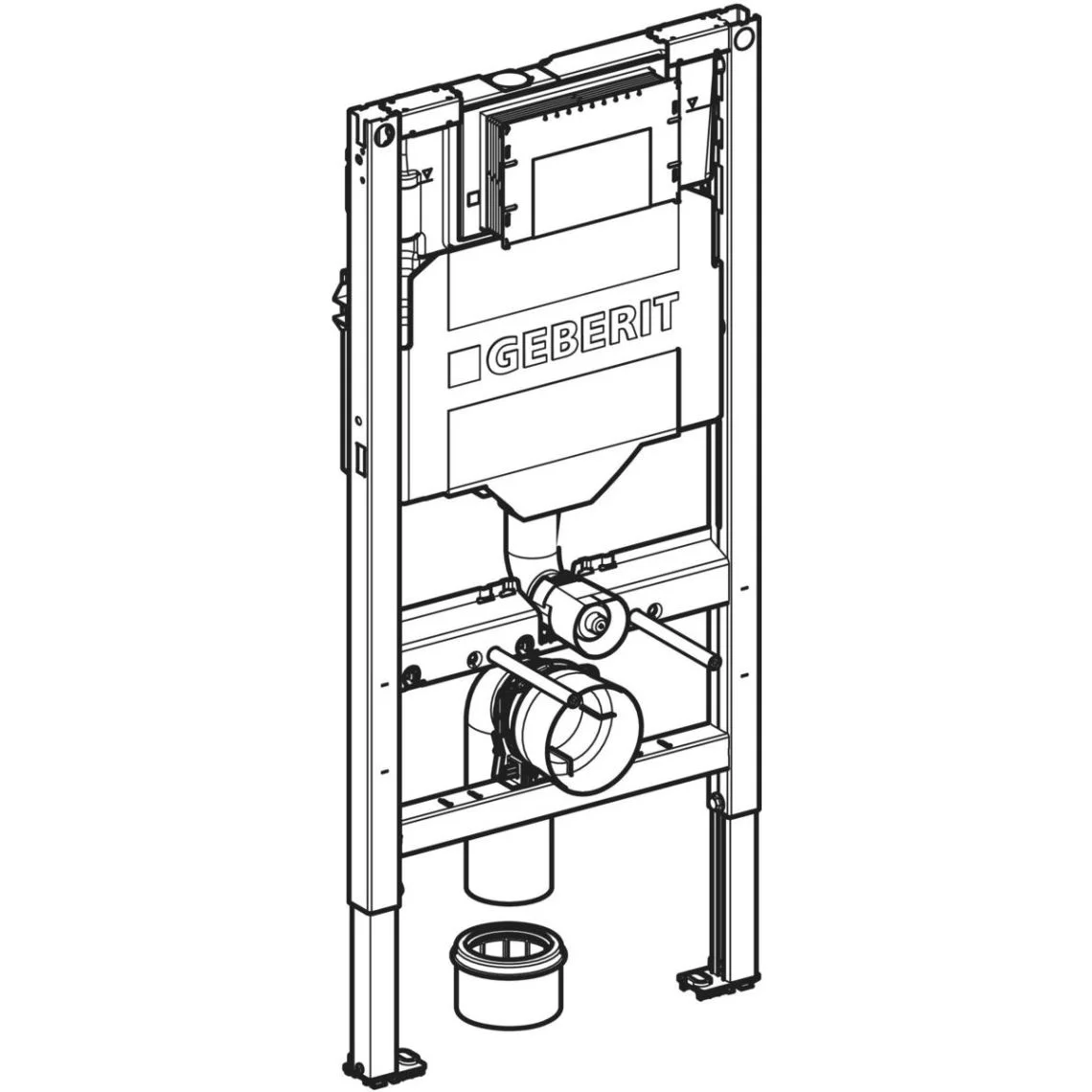 Инсталляция Geberit Duofix Bambini Sigma для детского унитаза 97 см (111.923.00.5) - Фото 2