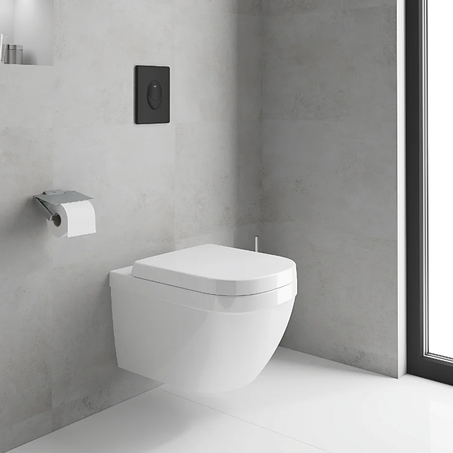 Клавиша смыва для унитаза Grohe Skate Air, черный матовый (38505KF0) - Фото 3