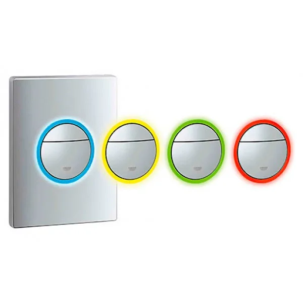Накладная панель смыва для унитаза GROHE Nova Cosmopolitan Light (38809000) - Фото 3