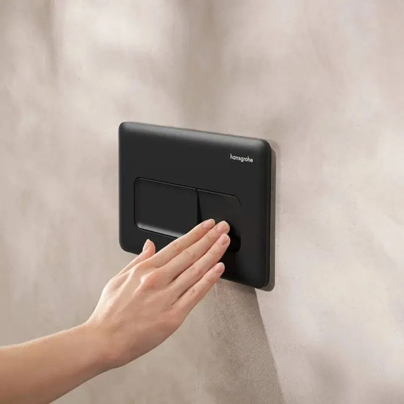 Клавиша смыва Hansgrohe iFrame Original Q, Matt Black (66001670) - Фото 2