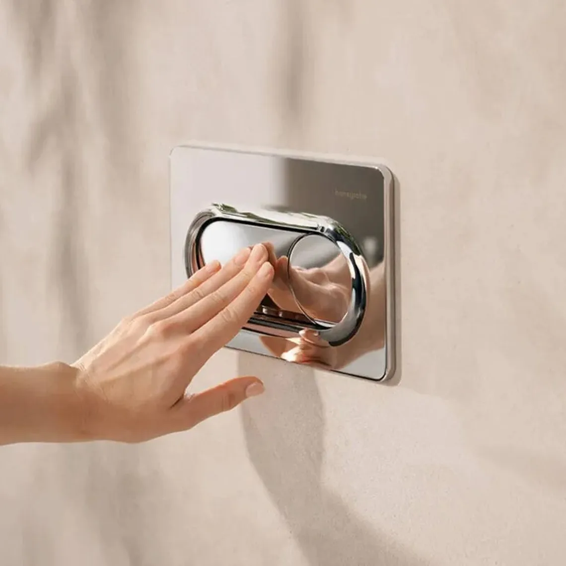 Клавиша смыва Hansgrohe iFrame Original S, Chrome (66002000) - Фото 2