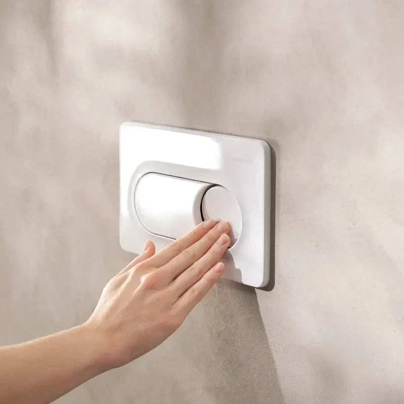 Клавіша змиву Hansgrohe iFrame Original S, White Gloss (66002450) - Фото 2