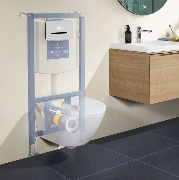 Панель смыва унитаза Villeroy&Boch ViConnec Glass Glossy White (922311RE) - Фото 3