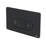 Клавиша смыва Noken Oval Smart-line двойная, черная (100104503) - Фото 1