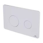 Клавиша смыва Noken Rondo Smart-line двойная, белая (100104506) - Фото 1