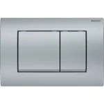 Клавиша смыва Geberit Delta30, двойной смыв, матовый хром (115.137.46.1) - Фото 1