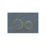 Кнопка змиву Geberit Sigma21, сланець Mustang/латунь (115.652.JM.1) - Фото 1