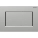 Клавіша змиву Geberit Sigma01 Square, подвійний змив, пластик, хром матовий (115.660.JQ.1) - Фото 1