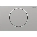 Клавіша змиву Geberit Sigma 10, нержавіюча сталь матова/полірована/матова (115.758.SN.5) - Фото 1