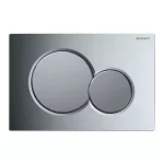 Клавиша смыва Geberit Sigma01, хром глянцевый/хром матовый (115.770.KA.5) - Фото 1