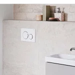 Клавиша смыва Geberit Sigma20, белый матовый/белый (115.882.01.1) - Фото 2