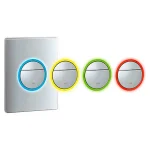 Накладная панель смыва для унитаза GROHE Nova Cosmopolitan Light (38809000) - Фото 3
