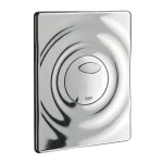 Клавиша смыва для унитаза Grohe Surf накладная, хром (38861000) - Фото 1