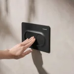Клавіша змиву Hansgrohe iFrame Original S, Matt Black (66002670) - Фото 2