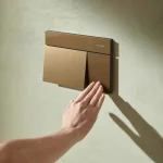Клавиша смыва Hansgrohe iFrame Element E, Brushed Bronze (66003140) - Фото 2