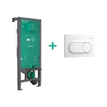 Инсталляция Hansgrohe iFrame Universal с клавишей iFrame Original S, Matt White (99002700) - Фото 1