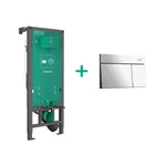 Инсталляция Hansgrohe iFrame Universal с клавишей iFrame Element E, Chrome (99003000) - Фото 1