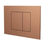 Клавіша змиву для унітазу Almar, подвійний змив, PVD Brushed Copper (E330001.CO) - Фото 1