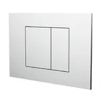 Клавіша змиву для унітазу Almar, подвійний змив, Mirror Stainless Steel (E330001.MS) - Фото 1