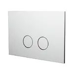 Клавиша смыва для унитаза Almar, двойной смыв, Mirror Stainless Steel (E330003.MS) - Фото 1