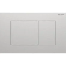 Клавіша змиву Geberit Sigma40 Square, нерж.сталь матова… - Фото №1