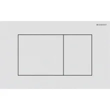 Клавіша змиву Geberit Sigma40 Square, нерж.сталь,… - Фото №1