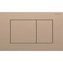 Клавіша змиву Geberit Sigma40 Square, нерж.сталь матова,… - Фото №1