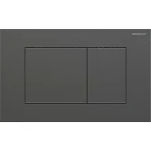 Клавіша змиву Geberit Sigma40 Square, нерж.сталь матова,… - Фото №1