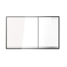 Кнопка змиву Geberit Sigma60, скло бiле (115.640.SI.1) - Фото №1
