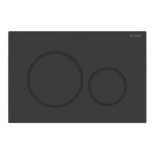 Клавиша смыва Geberit Sigma20, матовый черный/ черный(115.882.16.1) - Фото №1