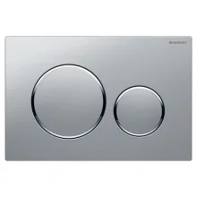 Клавиша смыва Geberit Sigma20, хром матовый/хром глянец… - Фото №1