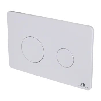 Кнопка змиву Noken Rondo Smart-line подвійна, біла… - Фото №1