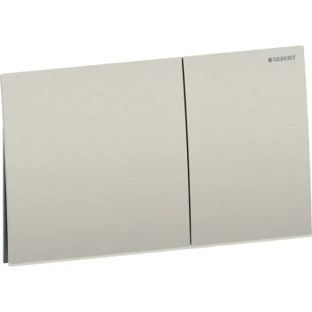 Клавіша змиву Geberit Sigma70, B=25 см, подвійний змив, нікель/матовий, легко чиститься (115.622.ID.1)