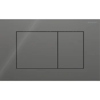 Клавіша змиву Geberit Sigma40 Square, скло, лава (115.629.JK.1) - Фото №1