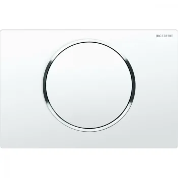 Кнопка змиву Geberit Sigma10, білий/хром глянець (115.758.KJ.5)